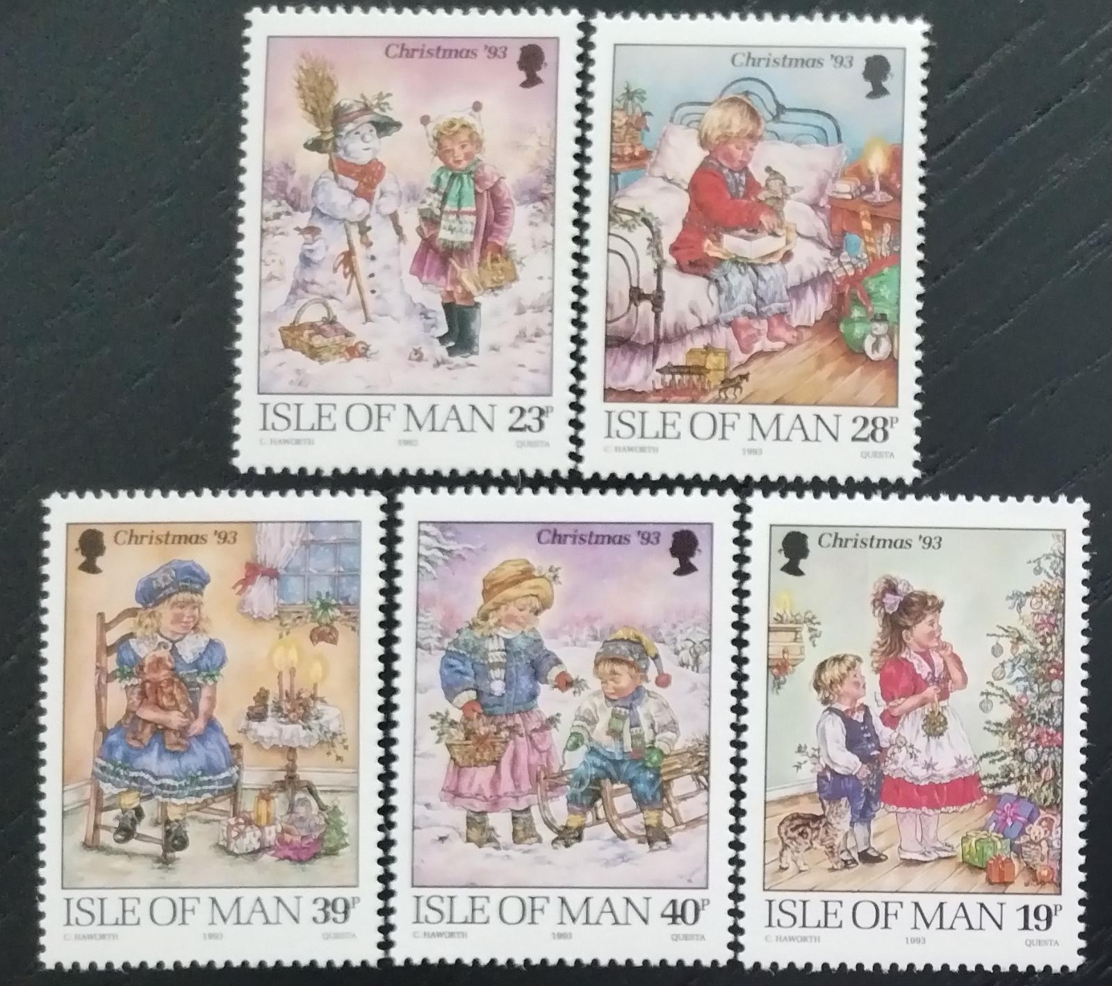 Ostrov Man 1993 6€ Vánoce a dětské hry