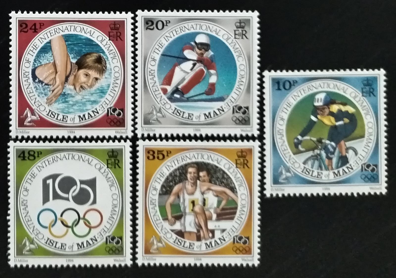 Ostrov Man 1994 5€ Olympijské hry a sport