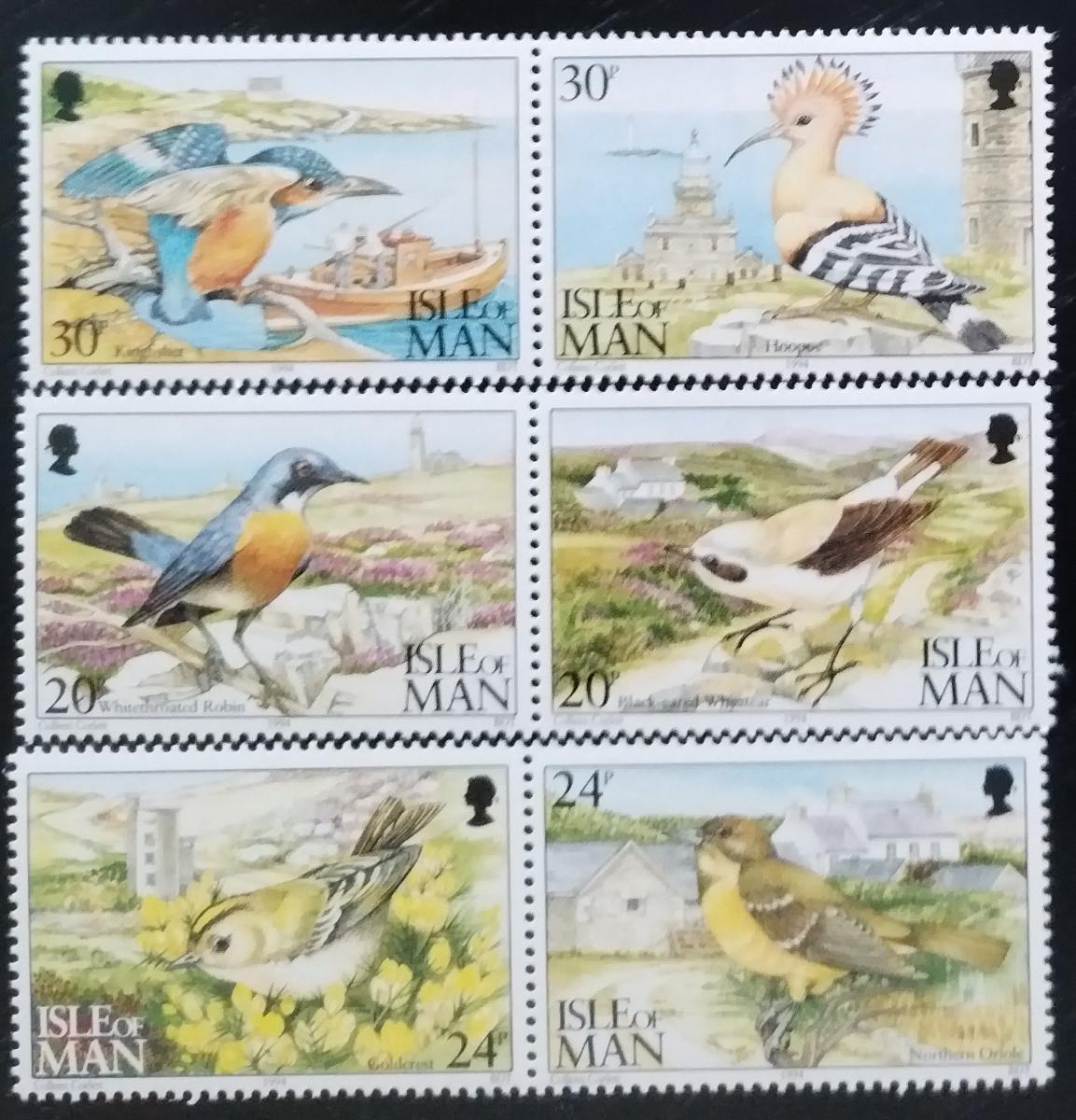 Ostrov Man 1994 6,5€ Ptáci a fauna