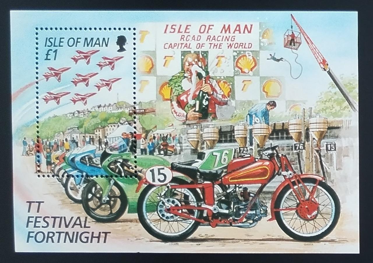 Ostrov Man 1996 4,5€ Ostrovní závody motocyklů a motorky