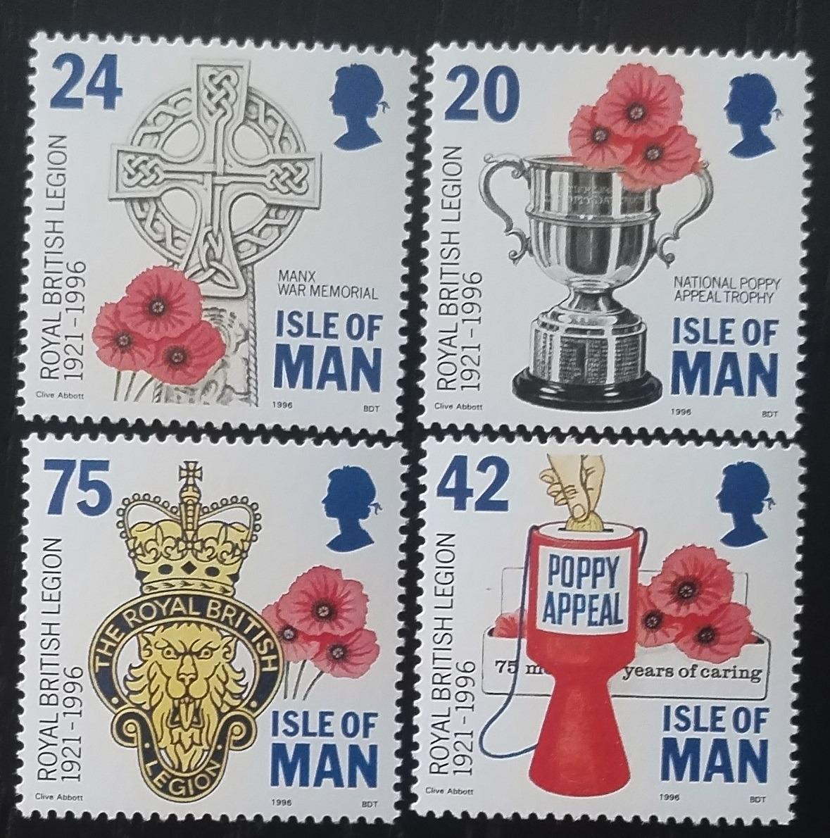 Ostrov Man 1996 5,5€ Výročí British Legion, Vojenská charita