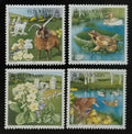 Ostrov Man 1997 5€ Jarní flora a fauna