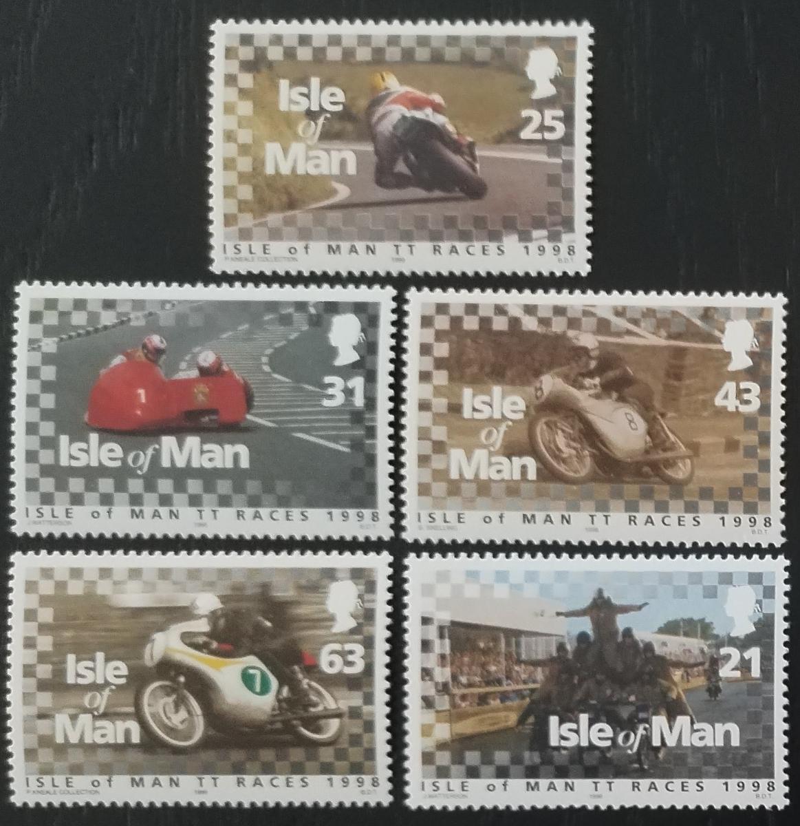 Ostrov Man 1998 6,5€ Ostrovní závody motocyklů a motorky