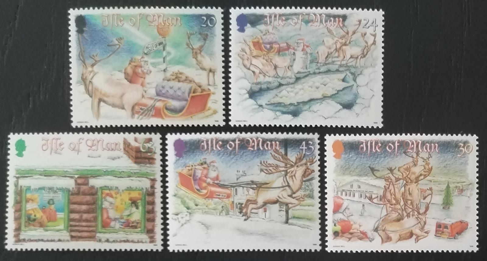 Ostrov Man 1998 6,5€ Vánoce a Otec Vánoc