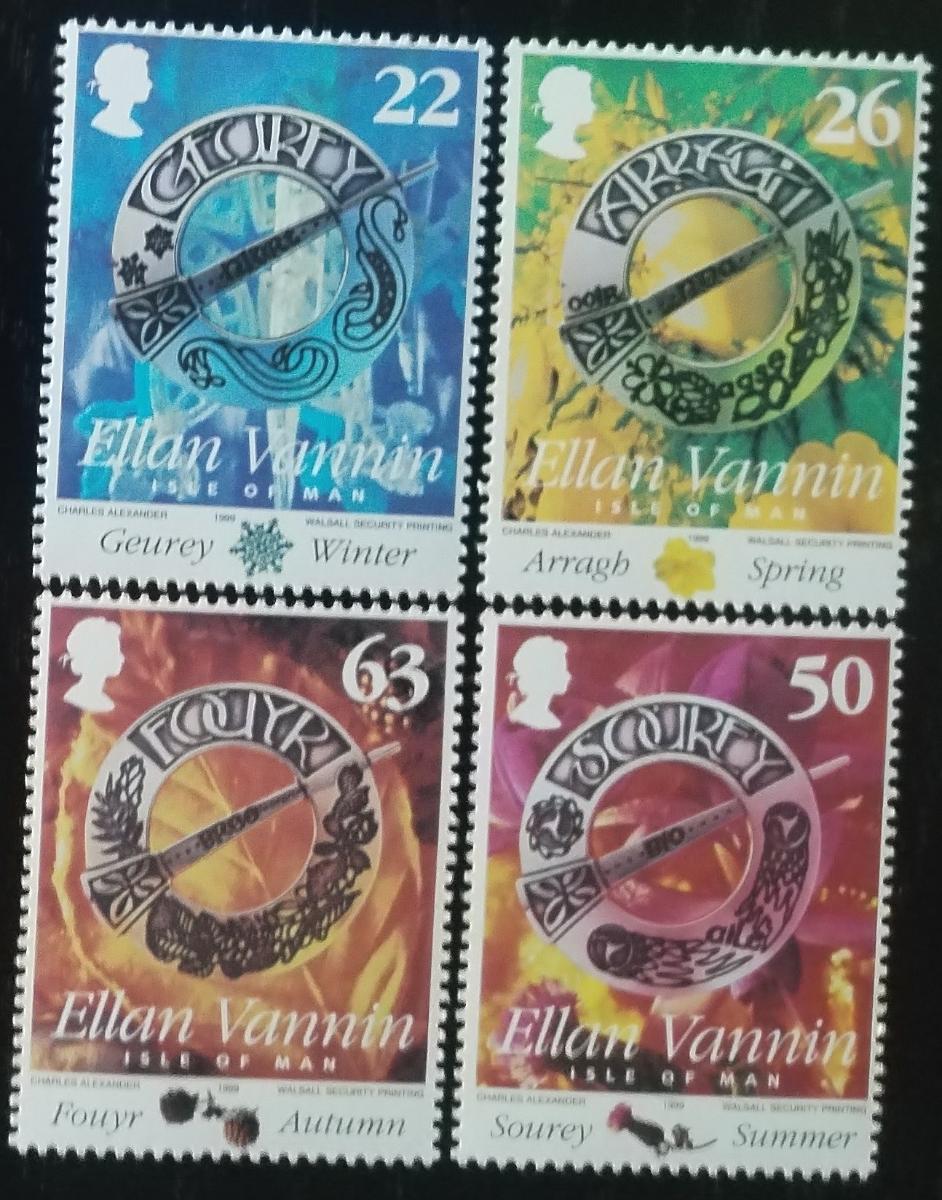 Ostrov Man 1999 5,5€ Století gaelské společnosti, Ostrovní jazyk runy