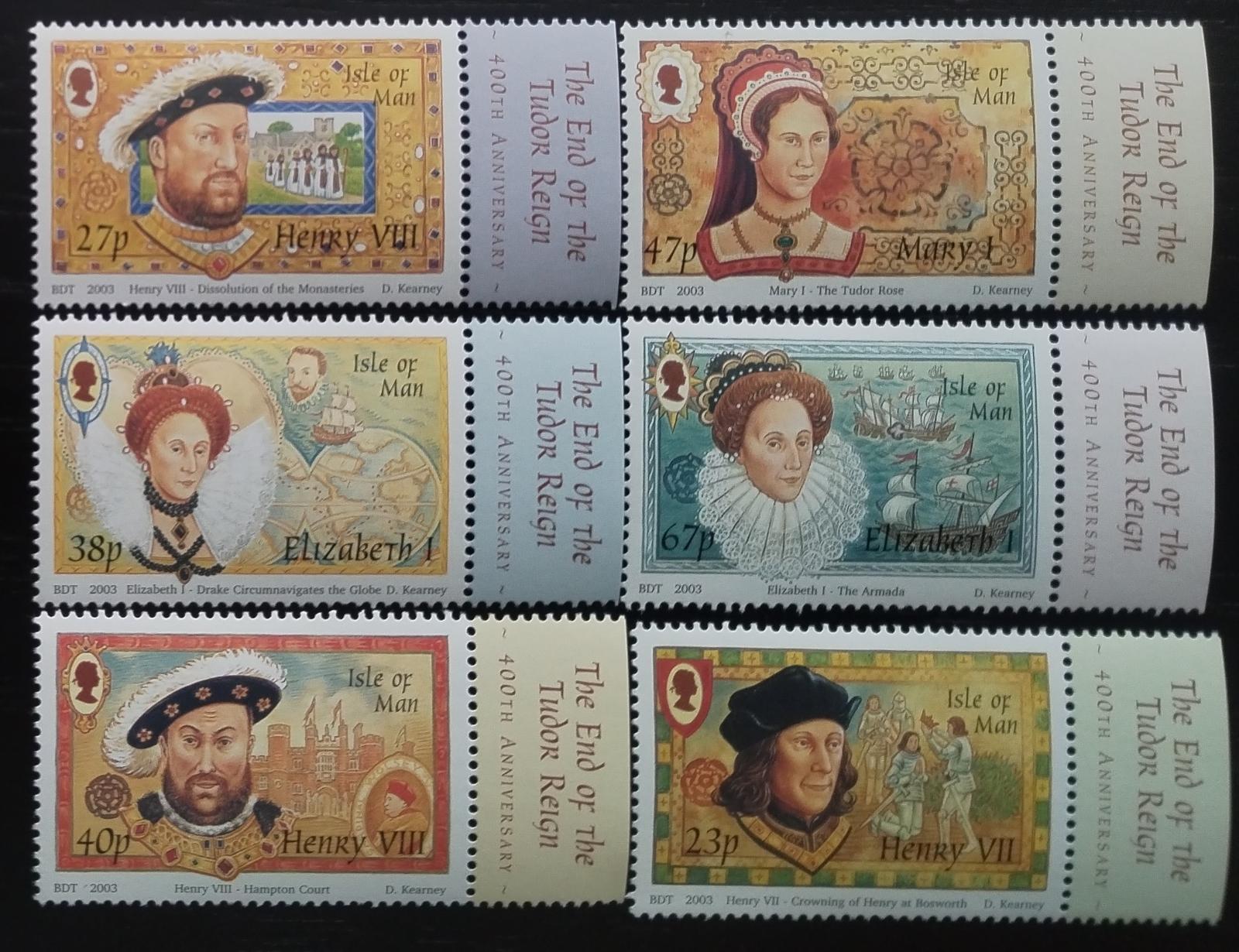 Ostrov Man 2003 Tudorovci a panovníci Anglie