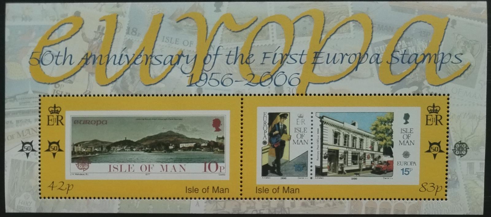 Ostrov Man 2006 Výročí EUROPA známek