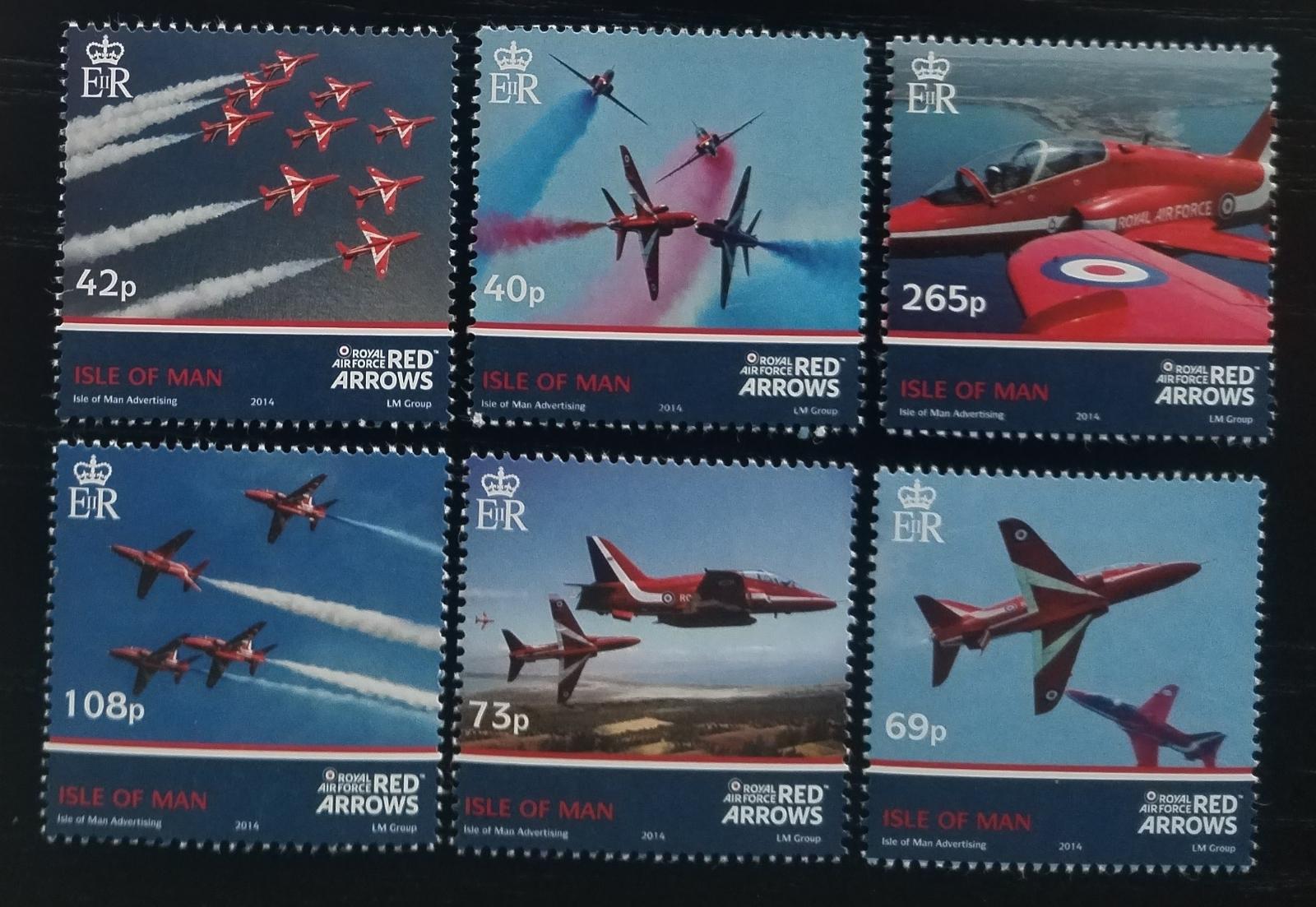 Ostrov Man 2014 RAF - Red Arrows a stíhačky letectva, Letadla
