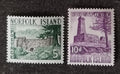 Ostrov Norfolk 1961 11€ Dotisky definitivy ostrovních míst, Mosty