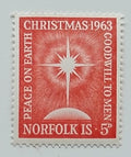 Ostrov Norfolk 1963 1,8€ Vánoce
