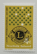Ostrov Norfolk 1967 0,4€ 50 let Lions International, Charita