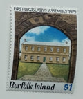 Ostrov Norfolk 1979 1,5€ První schůze parlamentu