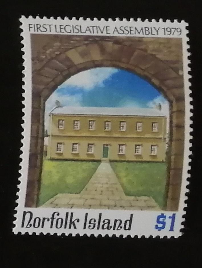 Ostrov Norfolk 1979 První schůze parlamentu