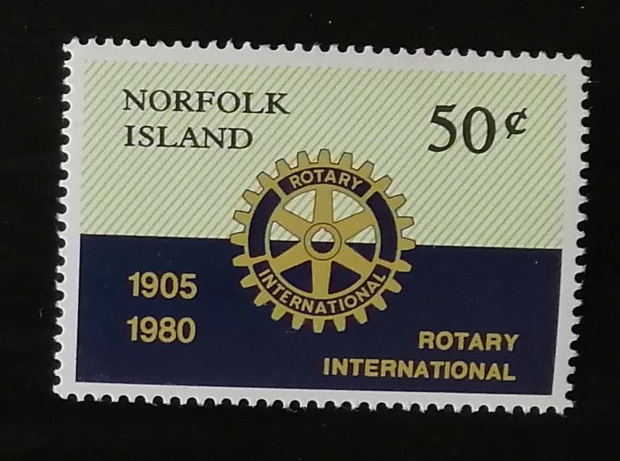 Ostrov Norfolk 1980 75 let rotariánů