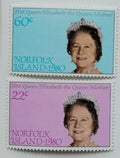Ostrov Norfolk 1980 80. narozeniny královny matky