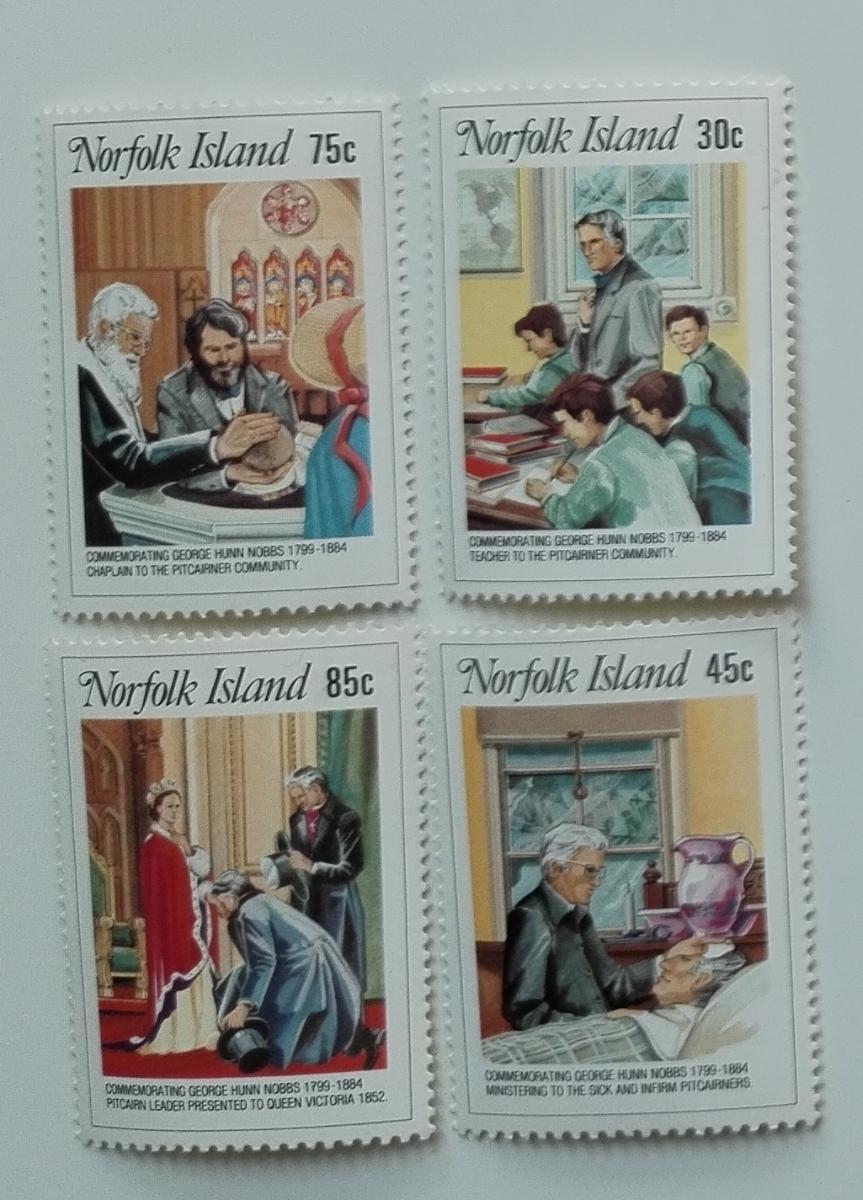 Ostrov Norfolk 1984 4€ Století smrti G. Hunna Nobbse