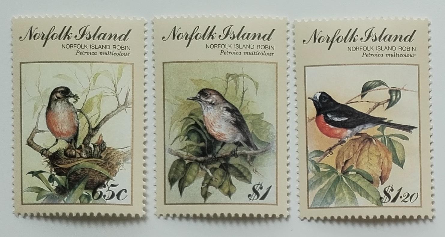 Ostrov Norfolk 1990 7€ Výstava BIRDPEX - Ostrovní ptáci