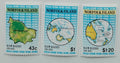 Ostrov Norfolk 1991 7,8€ Výročí ostrovního rádia, Mapy