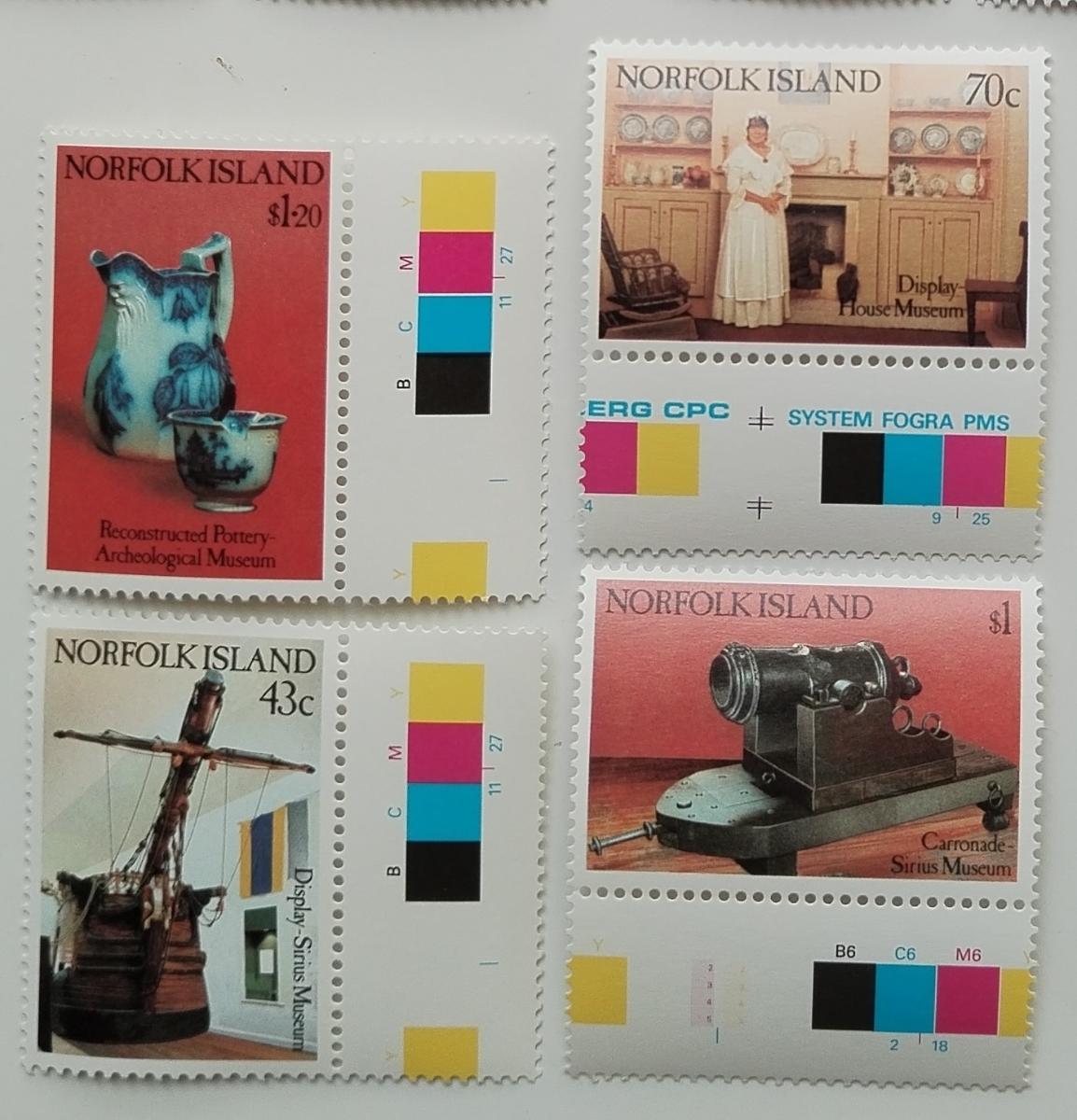 Ostrov Norfolk 1991 8€ Ostrovní artefakty a muzeum