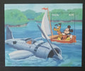 Palau 1994 Bl.35 9€ DISNEY, Mickey na návštěvě Palau, u památníku