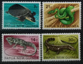 Papua 1972 Ochrana přírody - Plazi