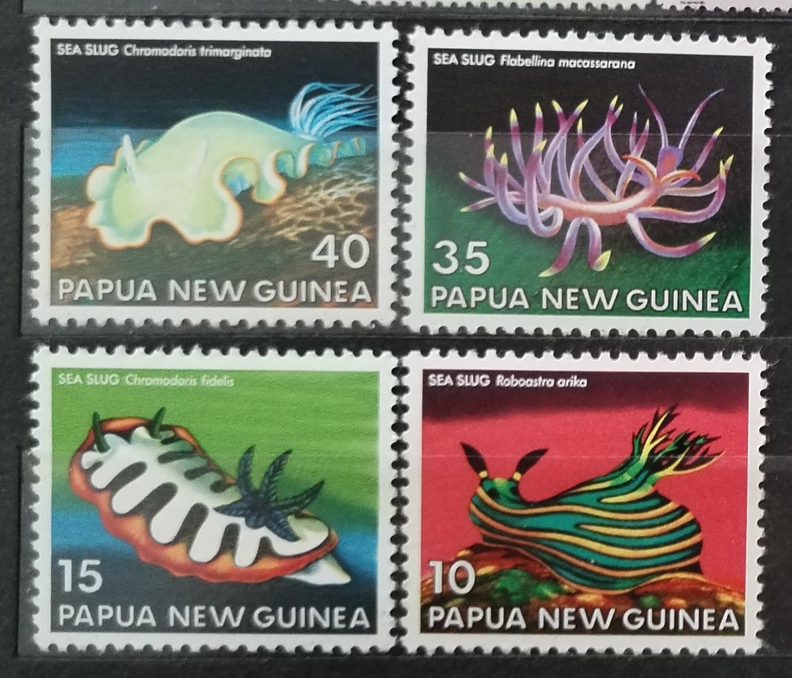 Papua 1978 Mořské okurky a mořská fauna