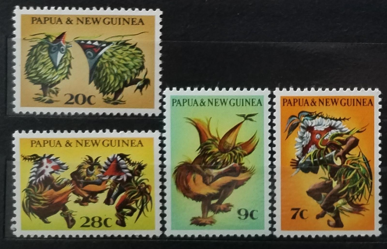 Papua Nová Guinea 1971 Tradiční tance a kultura