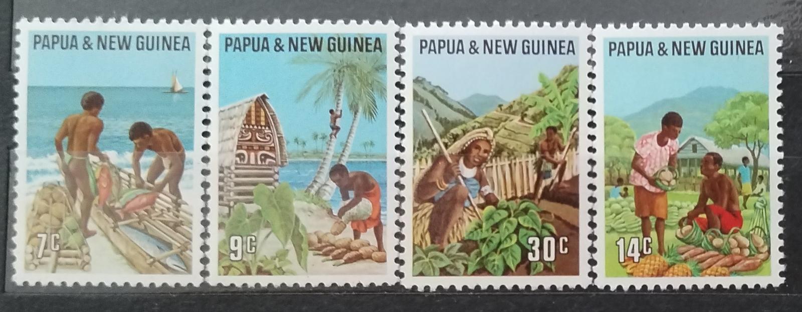 Papua Nová Guinea 1971 Zemědělství a ostrovní průmysl