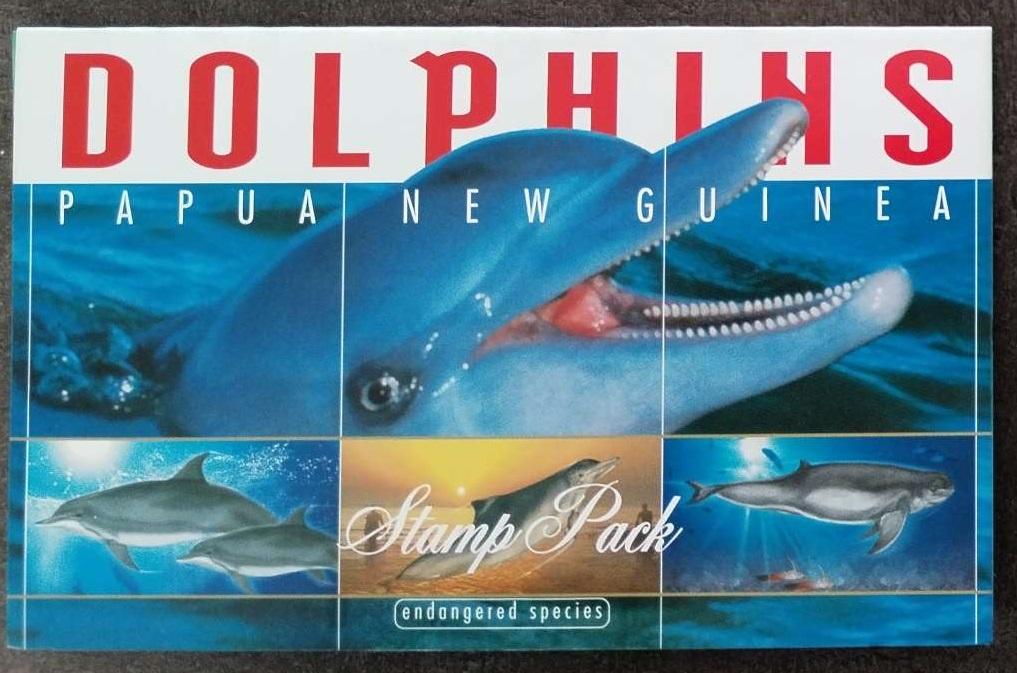 Papua Nová Guinea 2003 +8€ Ostrovní delfíni a ryby, LUXUS vydání