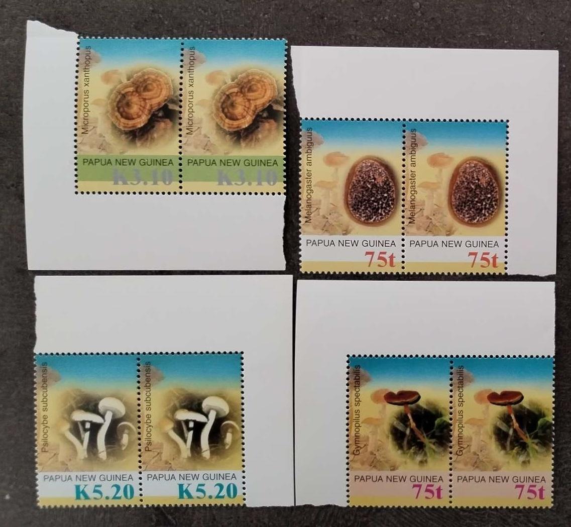 Papua Nová Guinea 2005 +15€ Ostrovní houby, Lysohlávky, PÁR!