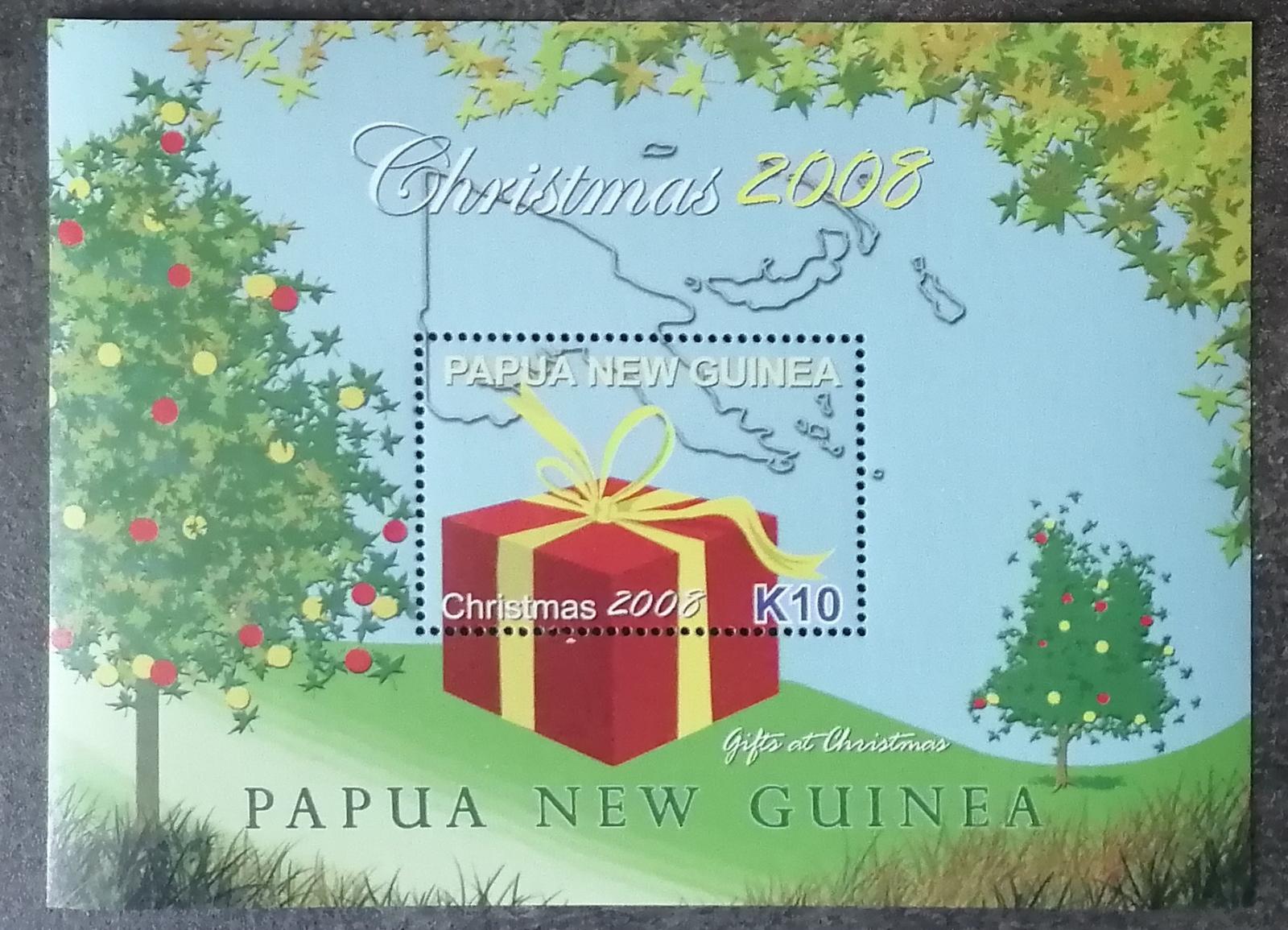 Papua Nová Guinea 2008 Bl.74 8,8€ Vánoce a šťastný nový rok