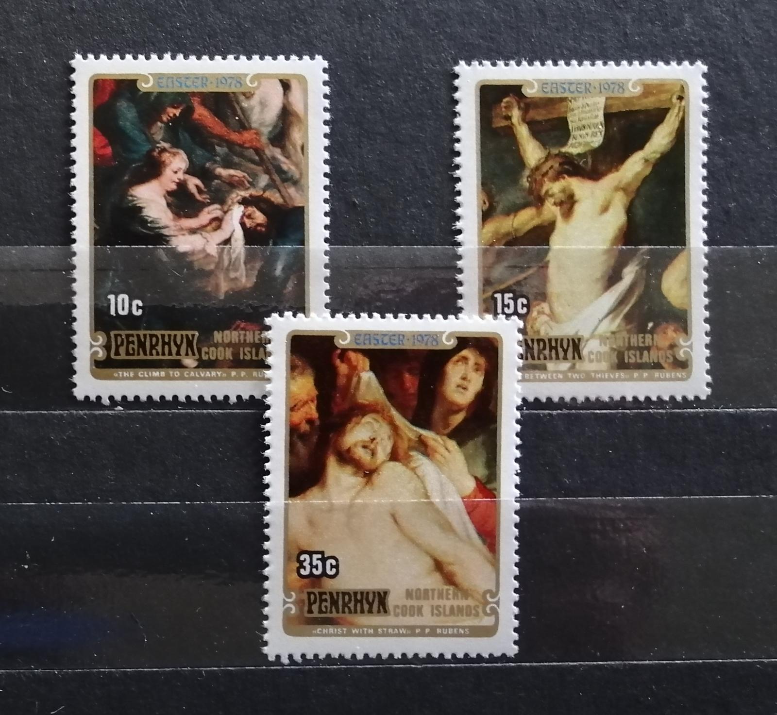 Penrhyn 1978 - komplet, Velikonoce a umění