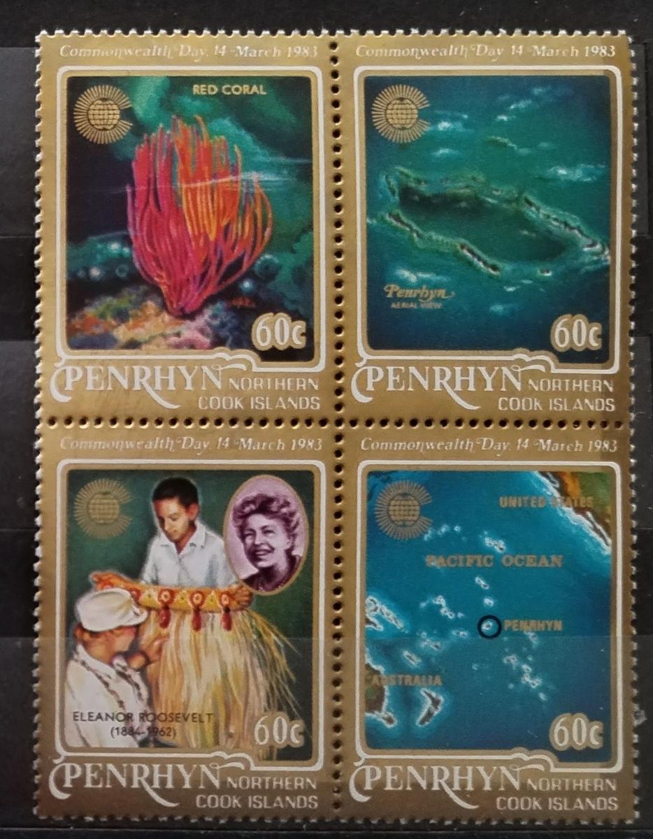 Penrhyn 1983 Commonwealth Day, Mapy a korály, Kultura