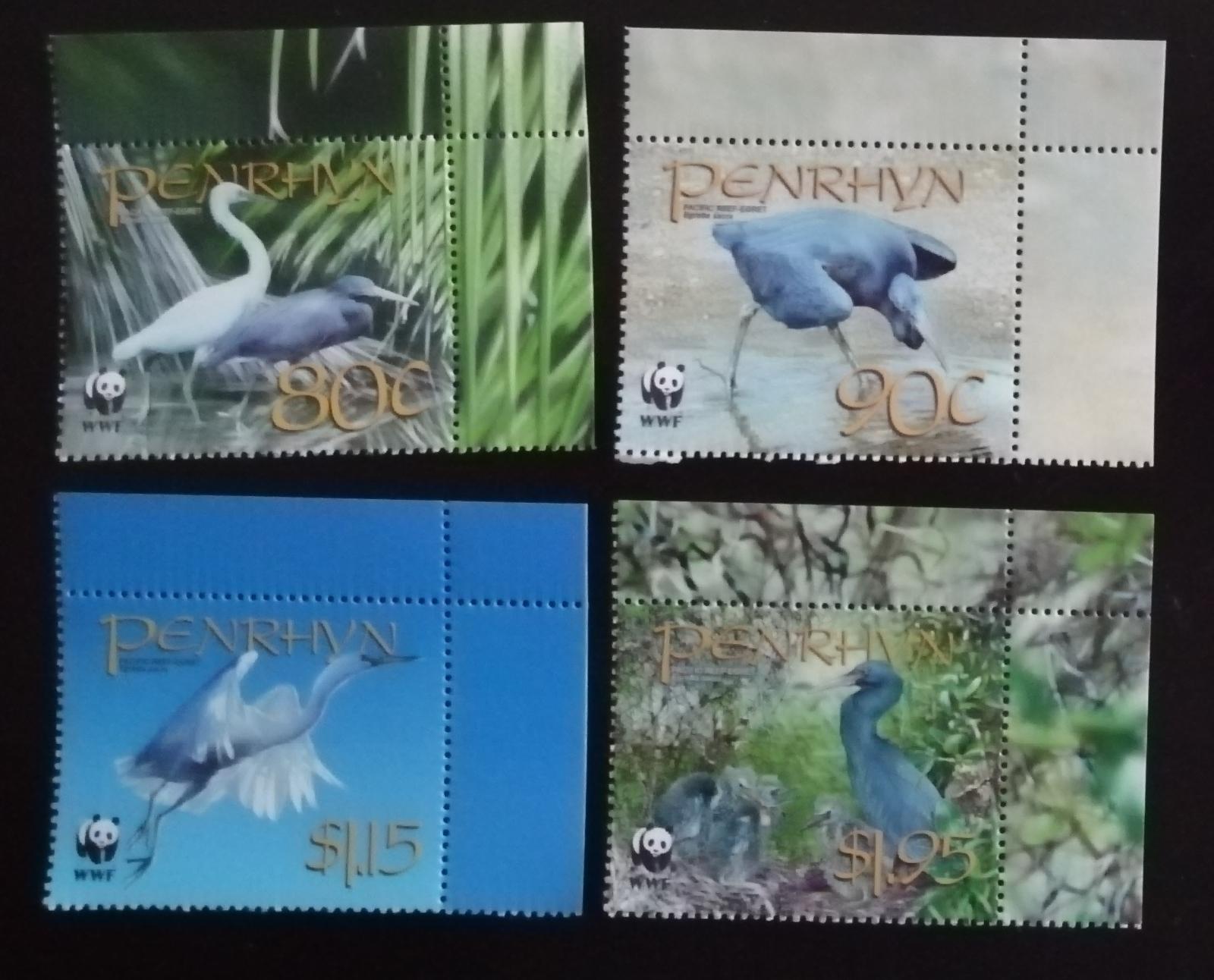 Penrhyn 2008 Mi.611-4 9,5€ Ochrana přírody, vodní ptáci
