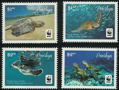 Penrhyn 2014 Mi.757-0 12,5€ Kareta, želvy, mořská fauna ostrovů, WWF