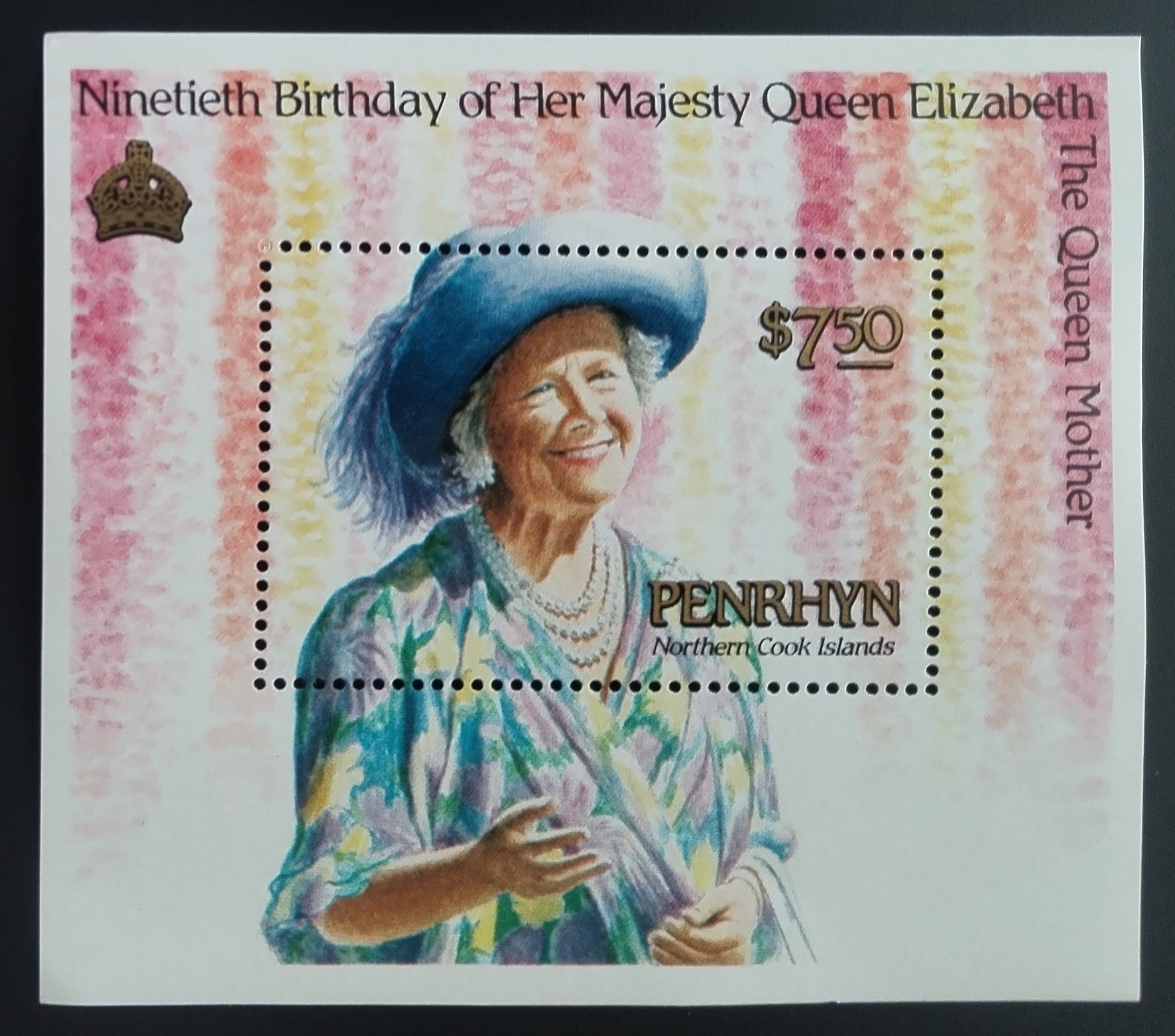 Penrhyn 1990 Narozeniny královny matky I.