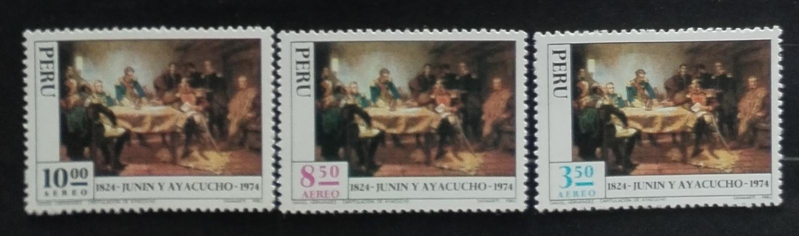 Peru 1974 2,6€ Výročí bitvy III.