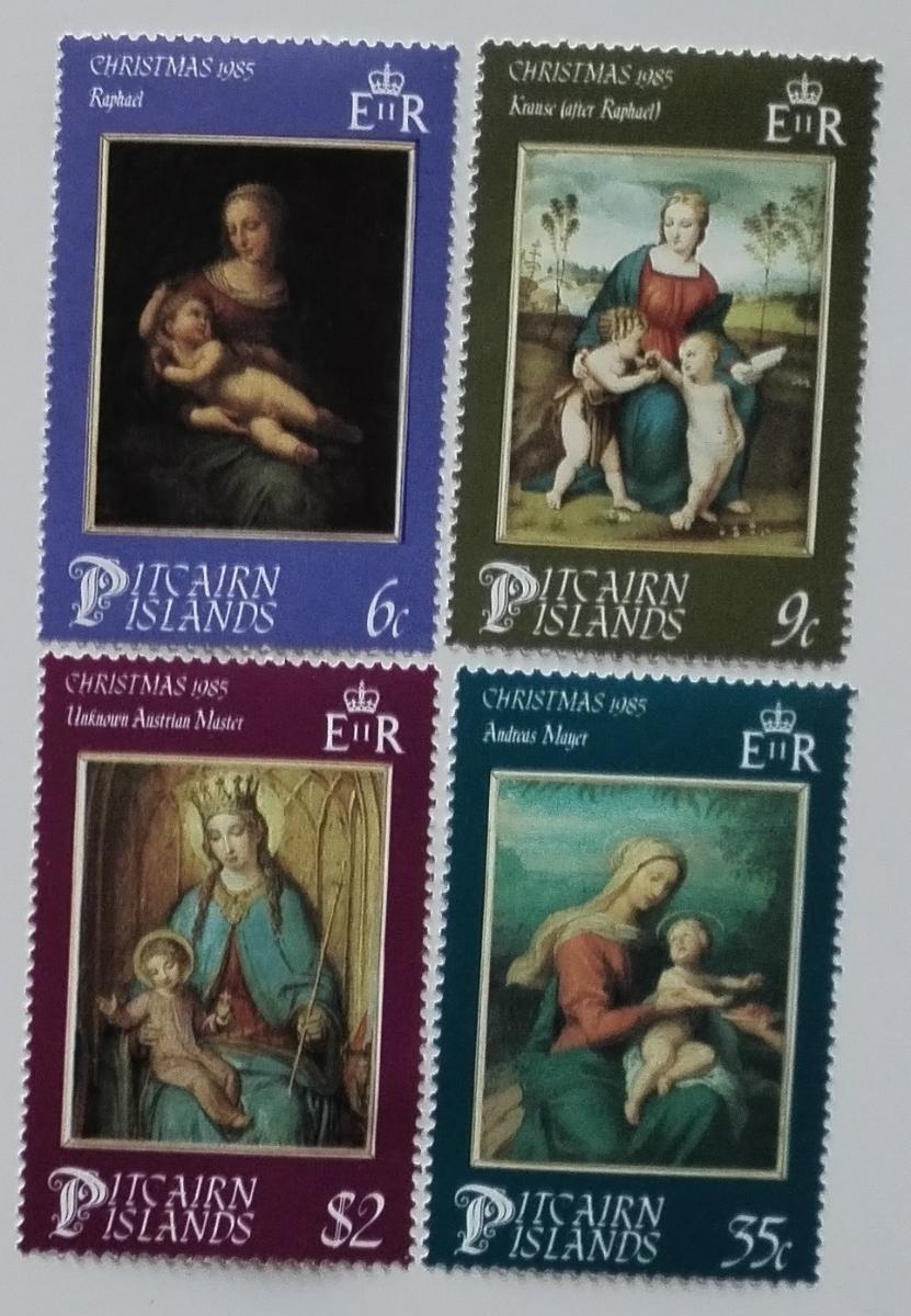 Pitcairnovy ostrovy 1985 Vánoce a umění