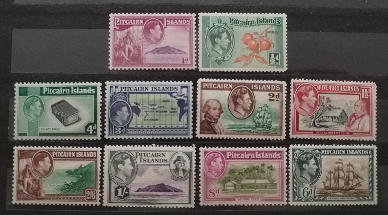 Pitcairnovy ovy 1938 80£ Definitiva krále Jiřího VI. (popis)