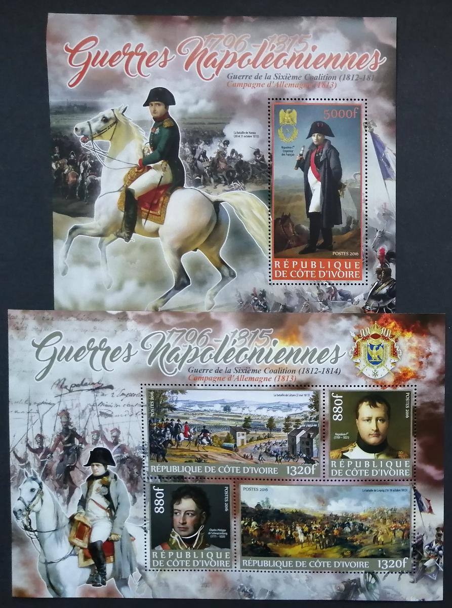 Pobřeží Slonoviny 2016 Napoleon Bonaparte & umění, Válka šesté koalice