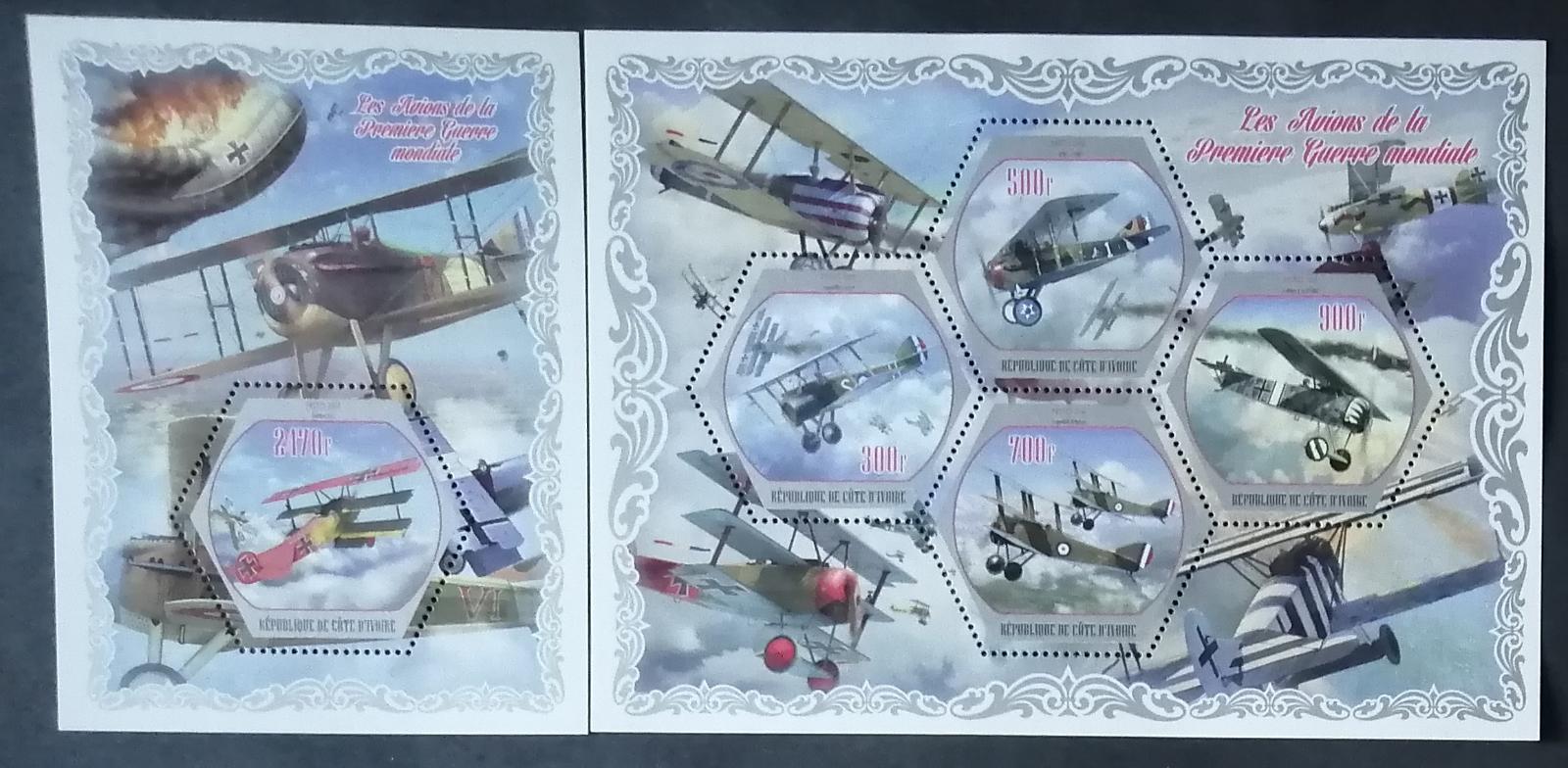 Pobřeží Slonoviny 2018 Historická letadla a stíhačky I. světové války