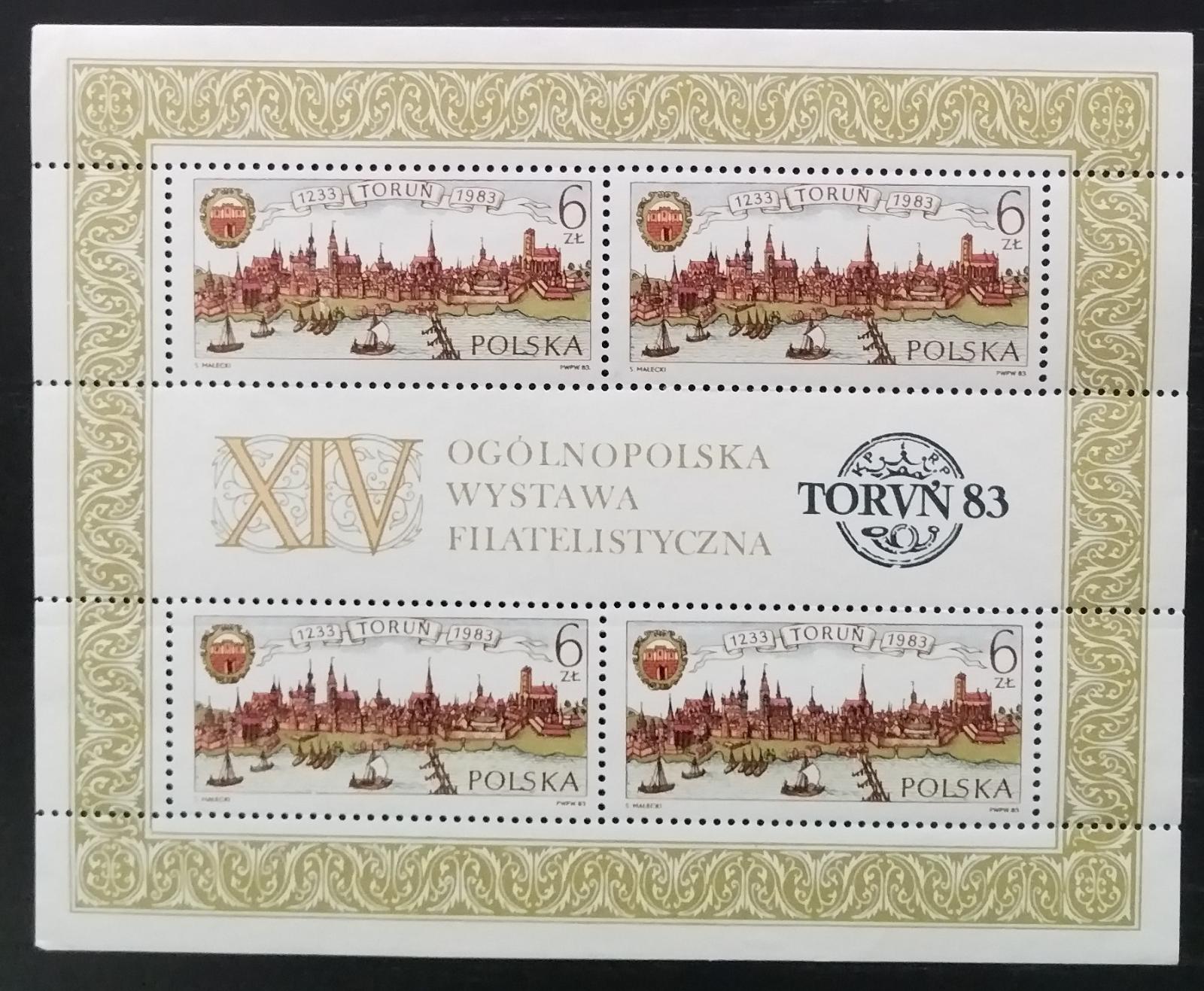 Polsko 1983 750 let města Torun, Výstava známek