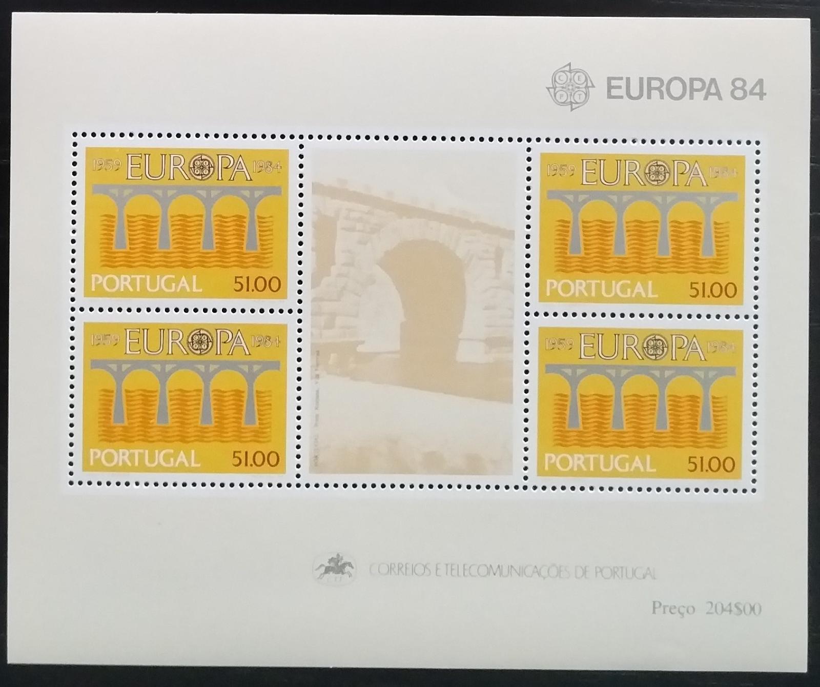Portugalsko 1984 EUROPA vydání - výročí CEPT a mosty