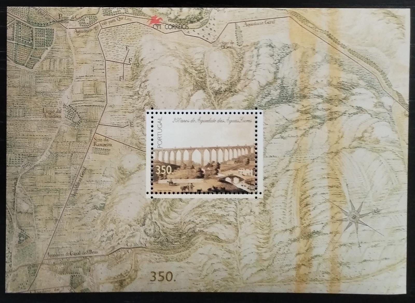 Portugalsko 1998 250 let akvaduktu, Historické stavby
