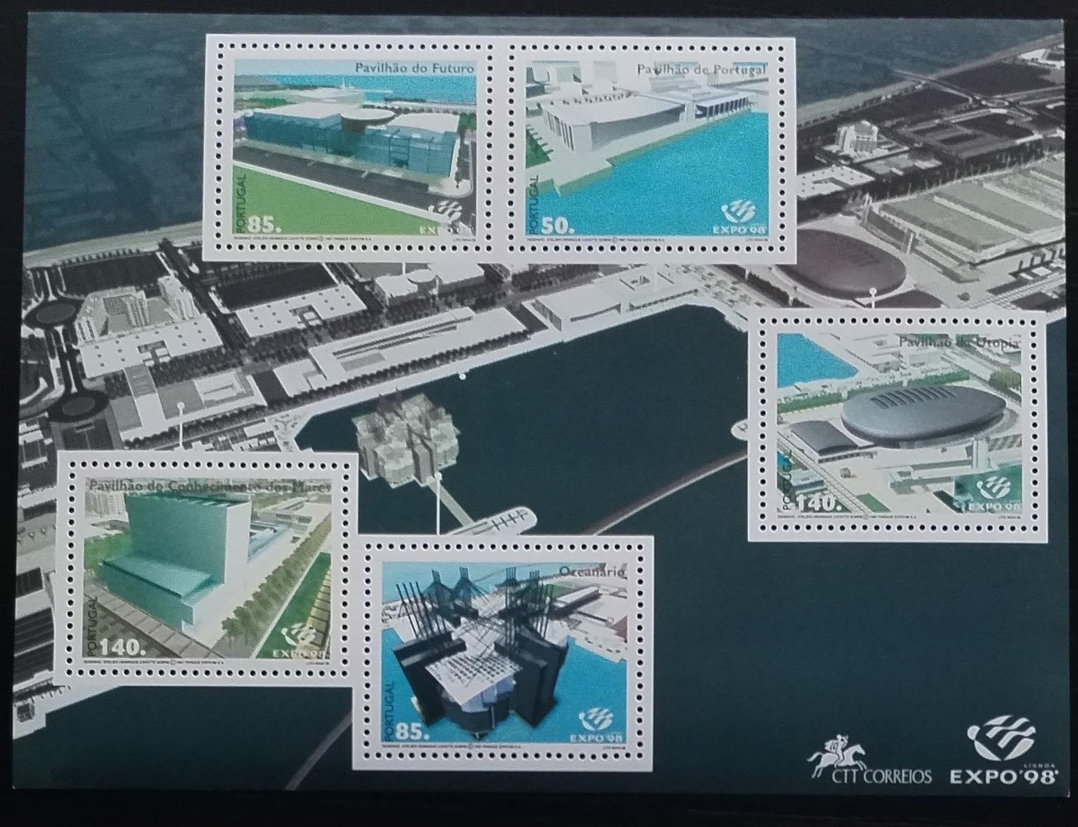 Portugalsko 1998 EXPO Lisabon, Budovy a stavby na výstavě