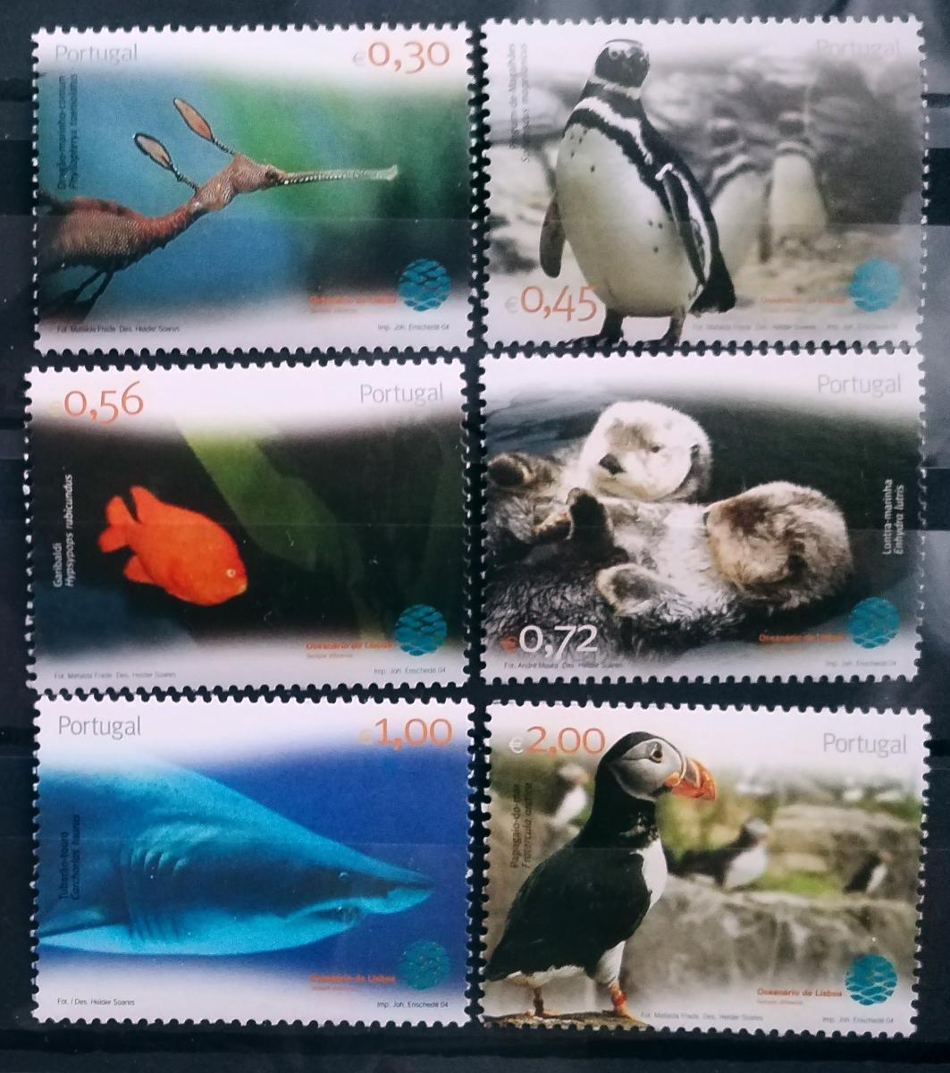 Portugalsko 2004 Lisabonské oceanárium, Ryby a ptáci, Fauna