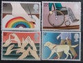 Velká Británie 1981 Rok invalidů, Psi, 22p ohyb