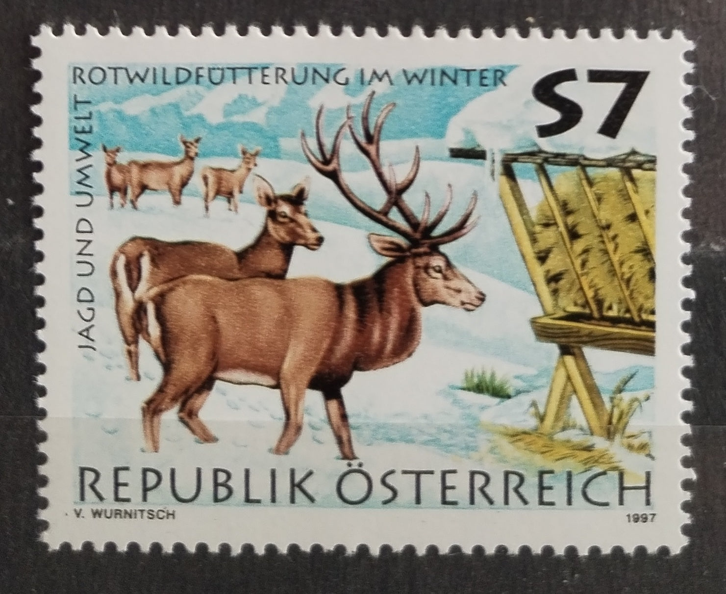 Rakousko 1997 Lov zvěře, Jeleni a fauna