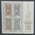 Řecko 1996 Bl.15 14€ Století Olympijských her, sport a známky