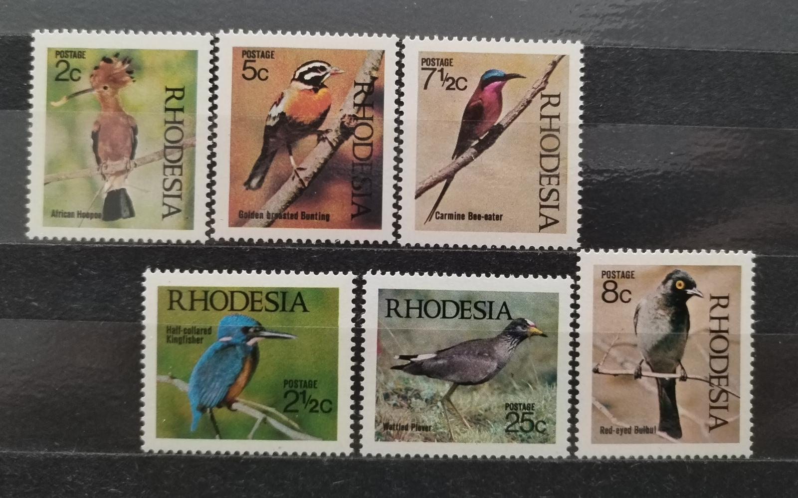 Rhodésie 1971 Ptáci a fauna Afriky